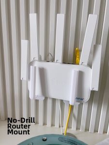 YA JIA LI JIA | Wall Mount Shelf for Routers and Set-top Boxes