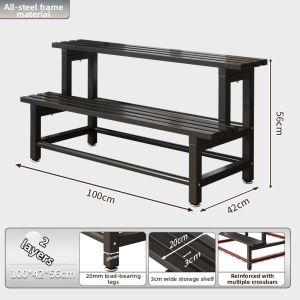 ZHUOHE | Outdoor Garden Iron Art Multi-tier Flower Rack