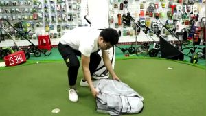 ถุงคลู่มาลาย กระเป๋ากอล์ฟ PVC (HKB0033) สำหรับการจัดเก็บและพกพาที่ดี