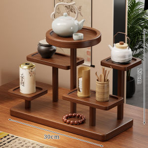WUBUWEI | Mini Bar Display Rack for Wine and Glasses