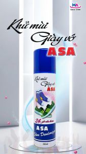 Xịt Khử Mùi Giày Vớ ASA - Công nghệ từ Đức với hoạt chất khử mùi ZnRi-Complex - 200ml