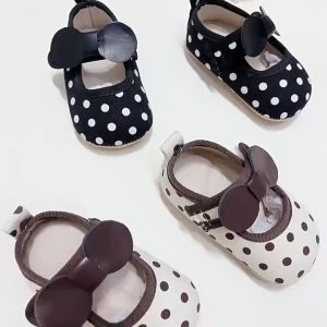 Sepatu Bayi Perempuan Polkadot Lucu Terlaris Usia 0 - 12 Bulan Baby Shoes Prewalker Newborn Sepatu Bayi Stylish Anti Slip Bisa COD Bayar Ditempat