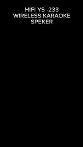 YS-233 Bluetooth speaker with mic Outdoor portable speaker Home volume 3D surround sound card High sound quality speaker dual microphone loud speaker home KTV.