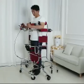 XCFASHION Eight wheel walker rehabilitation equipment stainless steel Adjustable pulley walker. 