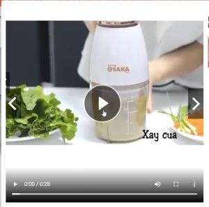 Máy Xay Đa Năng OSAKA Nắp Đồng Xay Sinh Tố Xay Thịt  Nhỏ Gọn Mạnh Mẽ BH 1:1 Hàng Nội Địa