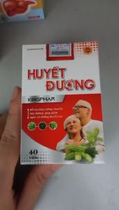 2 hộp Viên uống  Huyết Đường Kingphar ( T.Đ Kingphar mẫu mới)  - Hỗ trợ Kiểm soát  ổn định đường huyết   Kiểm Soát Ngăn Biến Chứng Tiểu Đường .