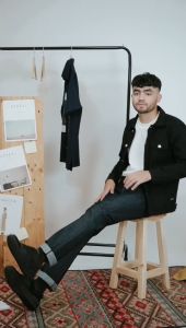 Otiv Doha Black - Sepatu Sneakers Kulit Casual Ngampus Santai Pria