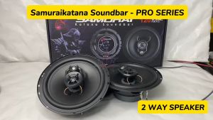 Samuraikatana Soundbar PRO SERIES 6.5 Inch 2 WAY MID BASS Speaker 120W Max Power Car Speaker Kereta Speaker Audio System Grantee Best For Proton Perodua Toyota Honda Nissan Etc