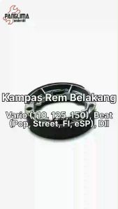 Kampas Rem Belakang Vario 110 & CBS FI Techno 125 150 New Led 2015-2022