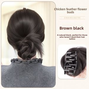 JUZITING | Natural Volume Clip-in Hair Bun for Women
