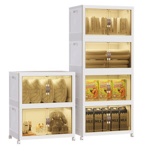 Citylong | Foldable No Assembly Plastic Drawer Cabinet