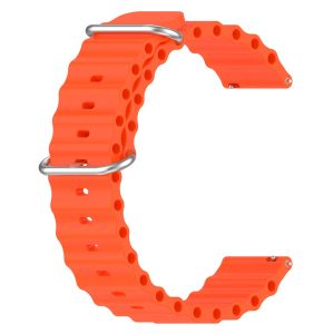 18mm Silicone Ocean Strap For Garmin Venu 4 41mm 3S 2SActive S/Rey Band For Forerunner 265S 255S Music/Vivoactive 3S 4S Bracelet
