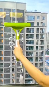 ที่เช็ดกระจก ยางปาดน้ำสองชั้น (Double blade) สามารถปาดน้ำได้ง่ายดายเพียงครั้งเดียว อย่างหมดจด