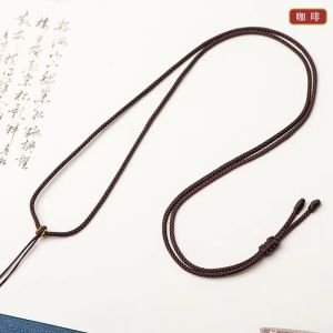 Handwoven Necklace Cord Pendant Rope Jadeite Pendant Cord Emerald Pendant Cord Red Rope Neck Hanging Cord Fashion Jewelry