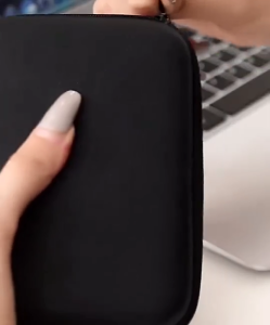 Storage Bag Waterproof Multi-Compartment Travel Organizer Case with Earphone Storage