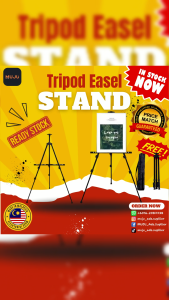 【READY STOCK】Tripod Easel Stand For Advertising Poster Display Painting and Drawing