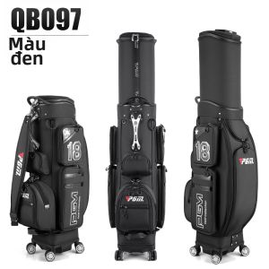 PGM | Túi Du Lịch Golf Nam Chống Thấm Nước Bốn Bánh Xoay Dài Cho Hàng Không