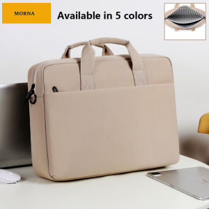 MORNA Laptop Bag Sleeve Case Shoulder HandBag Notebook Pouch Briefcases for 13 14 15 16 17 18 Inch Macbook Air Pro HP Huawei Asus Dell Xiaomi