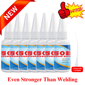 Liquid Super Glue 502 Fast Curing Adhesive Instant Strong For Shoe Metal Plastic Wood Glass Ceramic Rubber Leather Home Repair