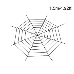 150/250cm Black White Spider Web Giant Stretchy Cobweb For Home Bar Garden Haunted House Horror Props Halloween Party Decoration