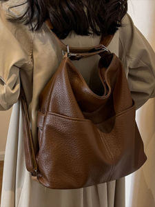 New Fashionable Tote Bag for College Girls 2025 Versatile High-End Large Capacity Commuter Backpack Ideal for Autumn And Winter Outings