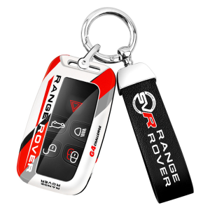 Vỏ chìa khóa xe thông minh ABS kiểu dáng thể thao đua xe vỏ đựng chìa khóa TPU bảo vệ nút bấm cho Land Rover Range Rover Evoque Velar Defender 90 110 130 Discovery 4 5 Sport L538 L550 L551 L494 L461 L462