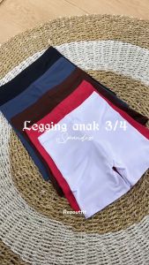 LEGGING ANAK PENDEK 3/4 SPANDEX