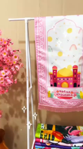 Sajadah Anak Gratis Custom Nama Desain Karakter Lucu Sejadah Premium Lapis Busa Anti Slip Kado Souvenir Ulang Tahun