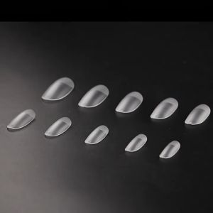 500Pcs Clear False Nail Art Seamless extension Removable Full-buffed / Pre-Buffed Covers kit