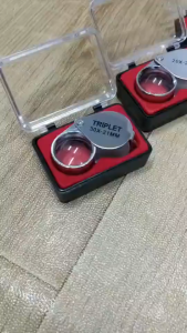 กล้องส่องพระ พร้อมกล่องใส่ เลนส์ 30X 21 มม. 1152 กล้องขยายส่องอัญมณี ของเก่า