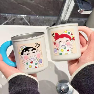 TAOXIAOHE | Couples Stainless Steel 316 Rinse Cup