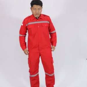 wearpack safety stelan Wearpack Coverall Safety/ Baju Bengkel/Seragam proyek/Seragam Lapangan