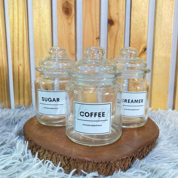 CKS Small Canister Jar for Coffee Sugar Creamer Air Tight Jar Aesthetic ...
