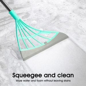 Silicone Magic Broom Dust Free Cleaner Water Foam Wiper Streakless Floors Windows Static Dust Collector Pet Hair Remover Compact