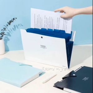 แฟ้ม 5 ช่อง A4 พลาสติก PP ที่ใส่เอกสาร แฟ้มใส่เอกสาร เครื่องเขียน อุปกรณ์สำนักงานและโรงเรียน แฟ้มเก็บเอกสาร พร้อมส่ง