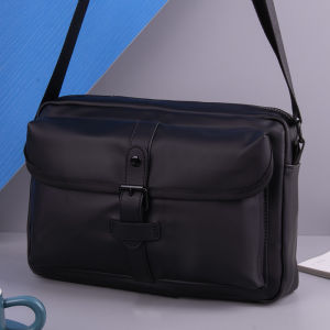 New Mens Casual Single Shoulder Bag Diagonal Outdoor Commuting Bag Small Capacity Backpack Simple Large Capacity Messenger Bag
