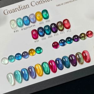 1 Hộp Gel Móng Tay Mắt Mèo 12ml Thu Đông 12 Chòm Sao Màu Tím Xanh Đỏ Xanh Lá Tạo Kiểu Làm Trắng Da Cho Nail Art