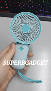 Portable Mini Hand Fan Cute Cartoon & Simple Design Lightweight Personal Fan with Wrist Strap