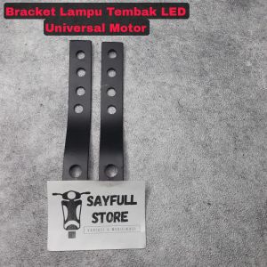 Bracket Lampu Tembak D2 Laser Led Pnp Vario Beat Scoopy Stylo Genio Mio XRide Fazio Nex Breket Tebal 3mm