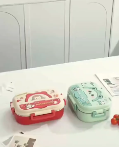 LUNCH BOX VIRAL CUTE CAPYBARA STAINLESS 316 / KOTAK MAKAN SEKAT TAHAN PANAS DAN ANTI TUMPAH / TEMPAT MAKAN BEKAL ANAK SEKOLAH