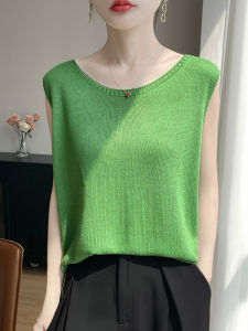 YUEXINYIRONG | Silk-like Knitted Tank Top for Summer Wear Inside or Outside