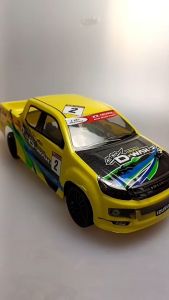 รถบังคับวิทยุ แบบกระบะ แต่งซิ่ง Racing/Drift มีล้อให้ 2 ชุด ถ่านชาร์จ อุปกรณ์ครบ พร้อมเล่น