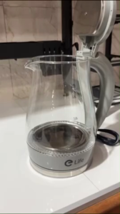 elife กาต้มน้ำ ไฟฟ้า กาน้ำ แก้วใส 2ลิตร ใหม่ 2025 Electric kettle กาน้ำร้อน สแตนเลส ร้อนเร็ว5นาที