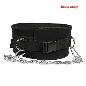 Đai Tập Tạ Có Dây Xích Kim Loại Dùng Cho Tập Gym Tập Cơ Kéo Xà Tập Hít Xà - Phụ Kiện Thể Dục Hữu Ích