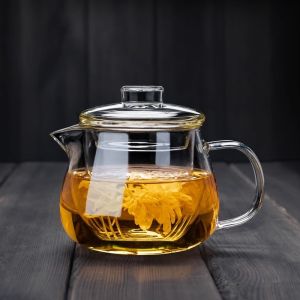 TIANZHENTONGXIU | Heat-Resistant Thickened Glass Teapot