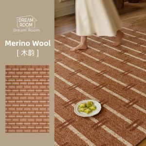American Mid-century Modern Blend Wool Carpet