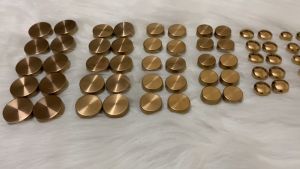 Chụp chân vít inox mạ vàng PVD cao cấp Size 16mm