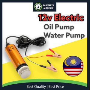 Autozone DC 12V 24v Electric Submersible Pump Stainless Steel for Water Diesel Oil Pam Air Minyak Dalam Tong Fuel