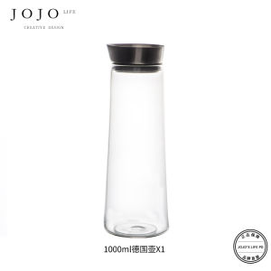 Large Capacity Glass Cold Water Pot JOJOS L PD.Bridge for Home Use White Opening Cooling Cup Nordic Style Refreshing Element