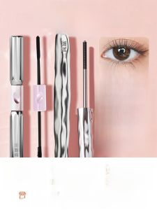 Waterproof Long-Lasting Eyelash Base Cream for Women Volumizing Curling Non-Smudging Steel Tube Eyelash Styling Liquid